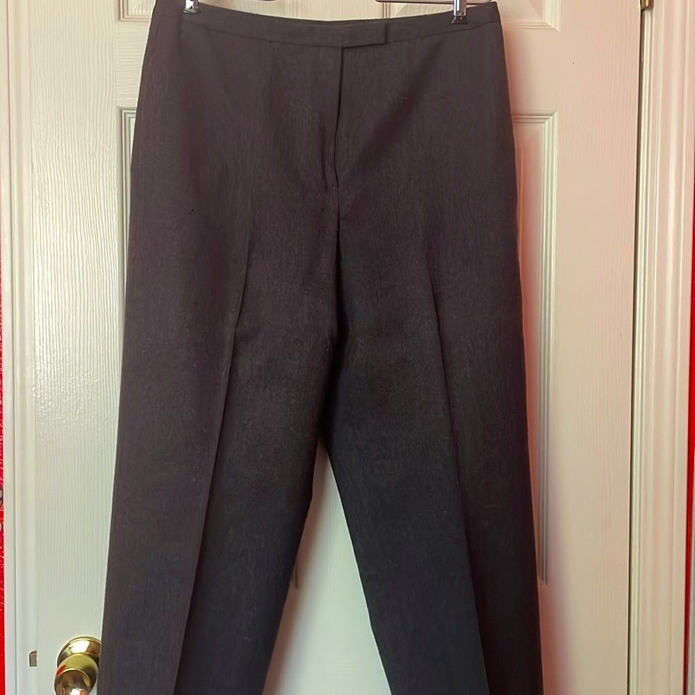 Dark grey wool slacks